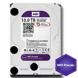 Ổ cứng HDD WD Purple 10TB 3.5 inch, 7200RPM, SATA3 6Gb/s, 256MB Cache (WD102PURX)