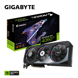Card màn hình VGA GIGABYTE AORUS GeForce RTX 4060 Ti ELITE 8G (GV-N406TAORUS E-8GD)
