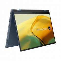 Laptop Asus Zenbook 14 Flip OLED UP3404VA-KN039W (i7-1360P, RAM 16GB, SSD 512GB, Màn Hình 14.0 2.8K OLED 16:10, 90Hz, CẢM ỨNG, Windows 11, Màu Xanh, BÚT, TÚI, Bảo Hành Chính Hãng 24 Tháng)
