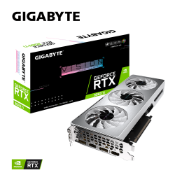 Card màn hình VGA GIGABYTE GeForce RTX 3060 Ti VISION OC 8G GDDR6 (N306TVISION OC-8GD)