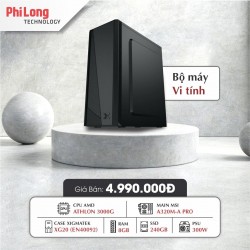 Máy tính bàn PHILONG OFFICE A1 (AMD Althlon A3000G/8GB/SSD240GB/300W)