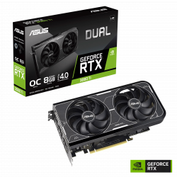 Card màn hình VGA ASUS Dual GeForce RTX 3060Ti 8GB GDDR6X OC Edition (DUAL-RTX3060TI-O8GD6X)