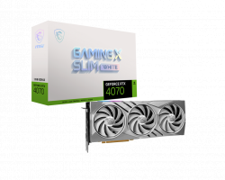 Card màn hình VGA MSI GeForce RTX 4070 GAMING X SLIM WHITE 12G GDDR6X