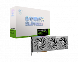 Card màn hình VGA MSI GeForce RTX 4070 Ti GAMING X SLIM WHITE 12G GDDR6X