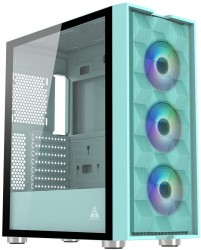 Vỏ Case Golden Field Mage-U 8706 Blue (1 mặt kính cường lực, Sẵn 3 fan RGB)
