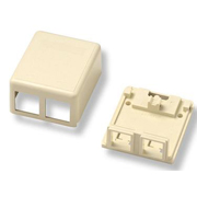 Modular jack box amp 2 ports (hộp mạng nổi 2 lỗ)