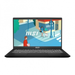 Laptop MSI Modern 15 B12M 628VN (Core i5-1235U, Ram 16GB, SSD 512GB, Intel UHD Graphics, Màn Hình 15.6inch FHD, 60Hz, Windows 11, Màu Đen, Chính Hãng)