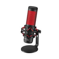 MICROPHONE KINGSTON HYPERX QUADCAST GAMING BLACK RED (HX-MICQC-BK)