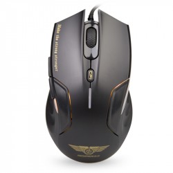 Chuột Gaming có dây Newmen N5000S, Màu Đen (4200 DPI, Silent, Led RGB)