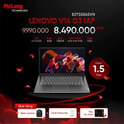 Laptop LENOVO V14 G3 IAP 82TS0060VN (Core i3-1215U, Ram 8GB, SSD 256GB, Màn Hình 14inch IPS FHD)