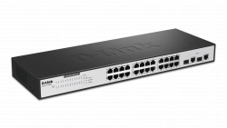 Switch D-link 24 Port 10/100mbps + 2 Gigabit Port (DES1026G/E)