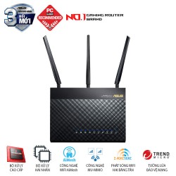 ASUS RT-AC68U (Chuẩn Doanh Nghiệp) Chuẩn AC1900 AiMesh 360 WIFI Mesh, 2 băng tần, chipset Broadcom, AiProtection, USB 3.0