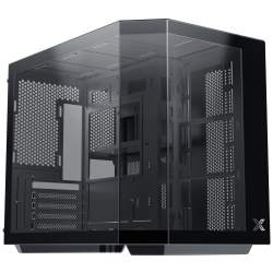 Vỏ case Xigmatek CUBI M Black - EN42775 (m-ATX, Chưa bao gồm fan, Max 9 fan, Rad 360)