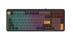 Bàn phím cơ không dây DareU EK98 PRO Black Golden - DareU Cloud Switch (98 phím, 3 mode, PBT Keycap, Hotswap LED RGB)