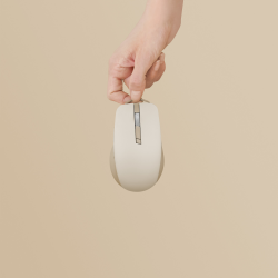 Chuột ASUS SmartO Mouse MD200 Silent Plus, Màu Nâu Nhạt