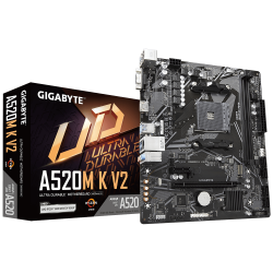 Mainboard Gigabyte A520M K V2 (AM4, 2x DDR4, HDMI, VGA, M.2 PCIe 3.0, m-ATX)