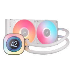 Tản Nhiệt Nước AIO Corsair iCUE LINK TITAN 240 RX RGB LCD White (CW-9061025-WW) (LGA 1851/1700, AMD AM5/AM4)