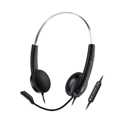 Tai Nghe Có Dây GENIUS HS-220U Black (Cổng USB, Có Micro Thoại)