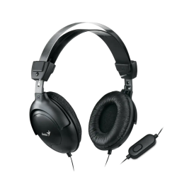 Tai Nghe Over Head Có Dây GENIUS HS-M505X Black (Cổng Kết Nối Jack 3.5mm, Có Micro Đàm Thoại Trên Dây)