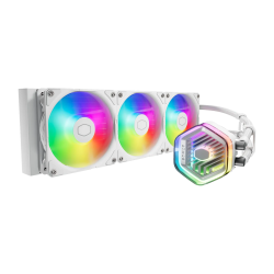 Tản nhiệt nước CPU CoolerMaster MasterLiquid 360 ATMOS ARGB White (LGA1851/1700/1200/115x, AM5/AM4)