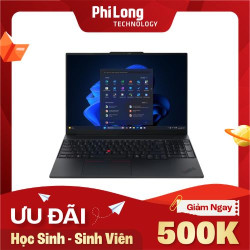 Laptop Lenovo ThinkPad E16 G3 21SR002JVA (Core Ultra 5 225U, RAM 16GB, SSD 512GB, Intel Graphics, Màn Hình 16 inch WUXGA IPS 60Hz)
