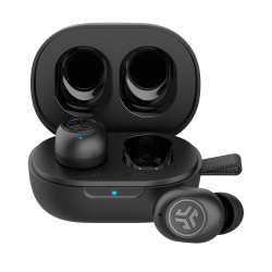 Tai Nghe Không Dây True Wireless JLAB JBus mini Black (Bluetooth 5.3, Pin 5.5 giờ, IP55)