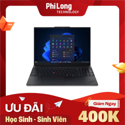 Laptop Lenovo ThinkPad E16 G3 21SR002NVN (Core Ultra 5 225H, RAM 16GB, SSD 512GB, VGA Intel Arc, Màn Hình 16inch WUXGA 60Hz, Windows 11) 