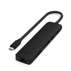 Cổng Chuyển USB-C 7in1 Satechi ST-P7SK Multiport Slim Ethernet HDMI 4K