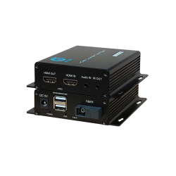 Bộ Chuyển Đổi HDMI Sang Lan (Quang) HOLINK HL-HDMI-1USB-20T/R
