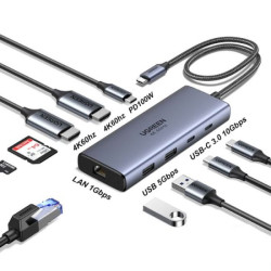 Đầu Chuyển Đa Năng USB Type C 10 IN 1 UGREEN 45380