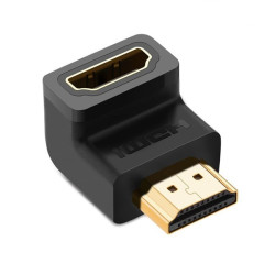 Đầu Nối HDMI Vuông Góc 90 Độ UGREEN 20109 (Màu Đen)
