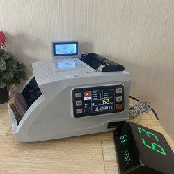 Máy Đếm Tiền Hofa CF99 (Dáng ngắn,kiểm tra tiền siêu giả, màu trắng)