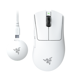Chuột Gaming Không Dây Razer DeathAdder V4 Pro White (RZ01-05330100-R3A1)