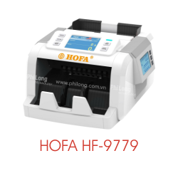 Máy Đếm Tiền HOFA HF-9779 (Dáng ngắn, phân biệt giả/lẫn loại, cộng dồn)