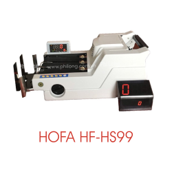 Máy Đếm Tiền HOFA HF-HS99 (dáng dài, phân biệt giả, lẫn loại, cộng dồn)