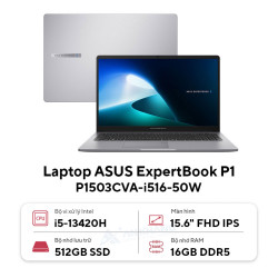 Laptop ASUS ExpertBook P1503CVA-i516-50W (Intel Core i5-13420H, RAM 16GB, SSD 512GB,  Intel UHD Graphics, Màn Hình 15.6 inch FHD, Windows 11)