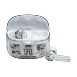 Tai Nghe True Wireless JBL Tune Beam 2 - White Ghost (Bluetooth 5.3, Chống Ồn ANC, Thời Lượng Pin 12h)