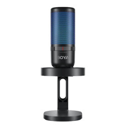 Micro Thu Âm Để Bàn Boya K3 (Cổng Kết Nối USB-C, Chip DSP Khử Ồn, Đèn RGB)