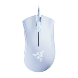 Chuột Gaming Có Dây Razer DeathAdder Essential White (RZ01-03850200-R3M1) (6400 DPI, LED đơn)