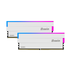 RAM Desktop DDR5 Biwin Black Opal DW100 RGB 32GB (2x16GB) 6000MHz CL36 White (BXL53260DW1-D36DW)