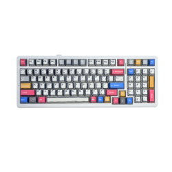 Bàn Phím Cơ Không Dây Aula F99 Comic - Greywood V3 Switch (99 phím, 3 mode, Mạch xuôi, Gasket mount, Hotswap)