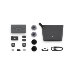 Bộ Micro Thu Âm Không Dây DJI Mic 3 (2TX, 1TX, Charging Case)