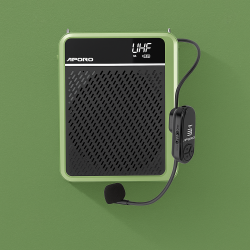 Máy Trợ Giảng Không Dây Aporo T28 UHF Blue(40W, Bluetooth, IP67, Kèm 1 mic không dây cài đầu)