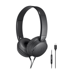 Tai Nghe On-Ear Type-C Audio-Technica ATH-S120C-BK (Màu Đen, Micro, Cáp 1m2)