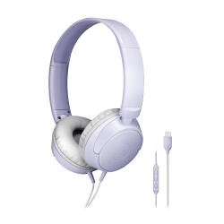 Tai Nghe On-Ear Type-C Audio-Technica ATH-S120C-LV (Màu Light Violet, Micro, Cáp 1m2)