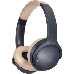 Tai Nghe Không Dây Audio Technica TWS ATH-S220BTNBG (Màu Đen, Bluetooth 5.0, Gấp Gọn)