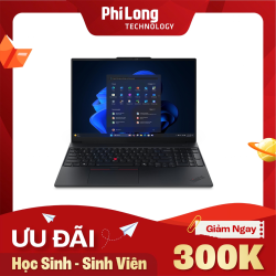 Laptop Lenovo Thinkpad E16 G3(21TF003VVA) (Intel Core 7 240H, RAM 16GB, SSD 1TB, Intel Graphics, Màn Hình 16inch WUXGA, DOS, Màu Đen)