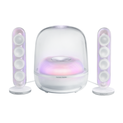 Loa BLuetooth Harman Kardon SoundSticks 5 White (190W, Bluetooth 5.4, Auracast)