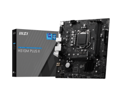 Mainboard MSI H510M PLUS II (LGA 1200, 2x DDR4, VGA, HDMI, M2 PCIe 3.0, m-ATX)