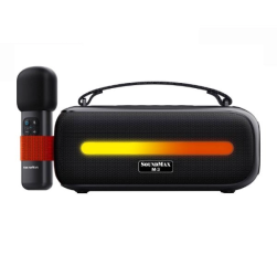 Loa Di Động SoundMax M3 (Kèm 1 Mic, 18W, Thời Lượng Pin 3 Giờ, Bluetooth, USB)